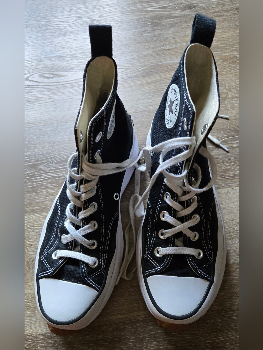 Converse Run Star Hike Platform Sneakers Womens Size 9.5/mens 8 - Picture 4 of 5
